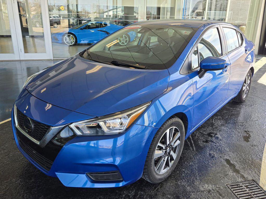 used 2021 Nissan Versa car, priced at $14,999