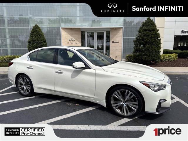 used 2022 INFINITI Q50 car, priced at $31,500