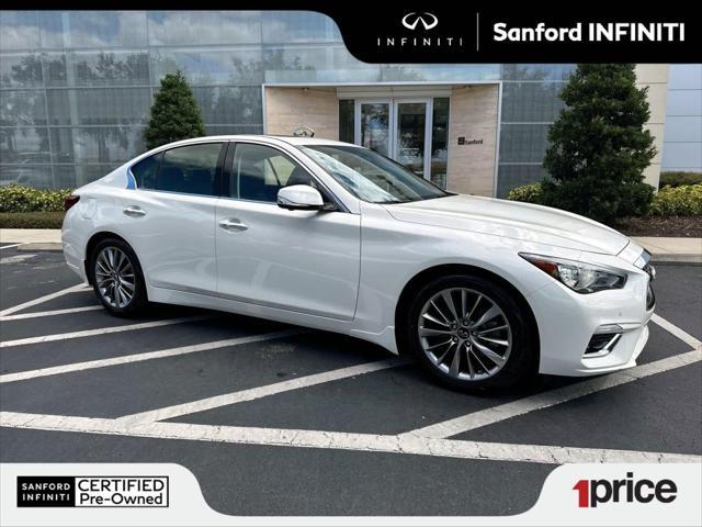 used 2023 INFINITI Q50 car, priced at $30,900