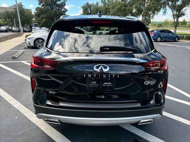 new 2025 INFINITI QX50 car, priced at $47,562