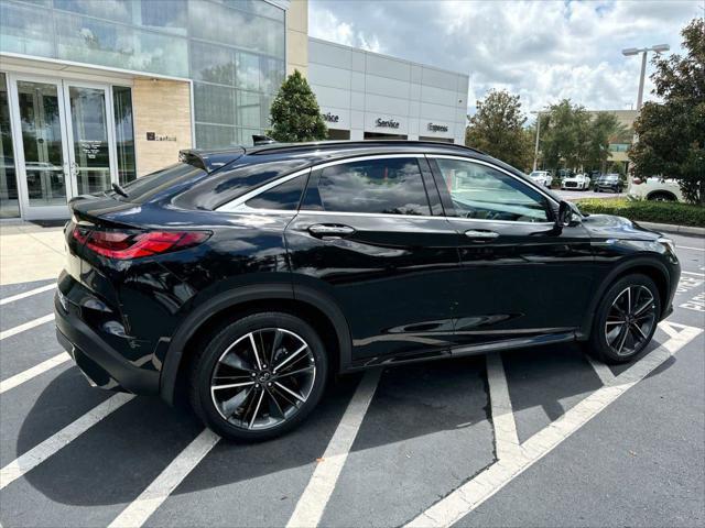 new 2025 INFINITI QX55 car, priced at $53,180