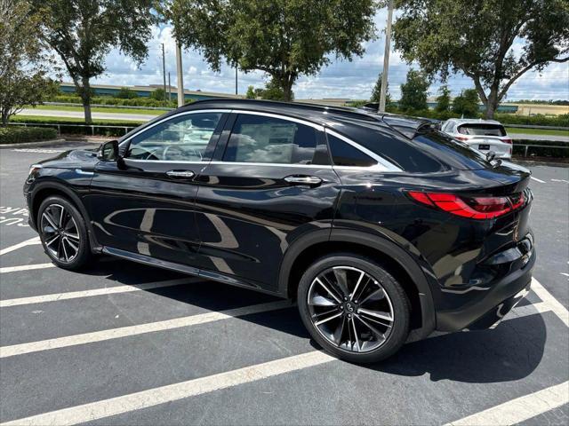 new 2025 INFINITI QX55 car, priced at $53,180