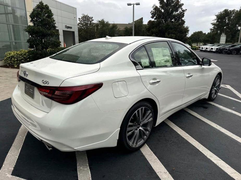 new 2024 INFINITI Q50 car, priced at $52,031