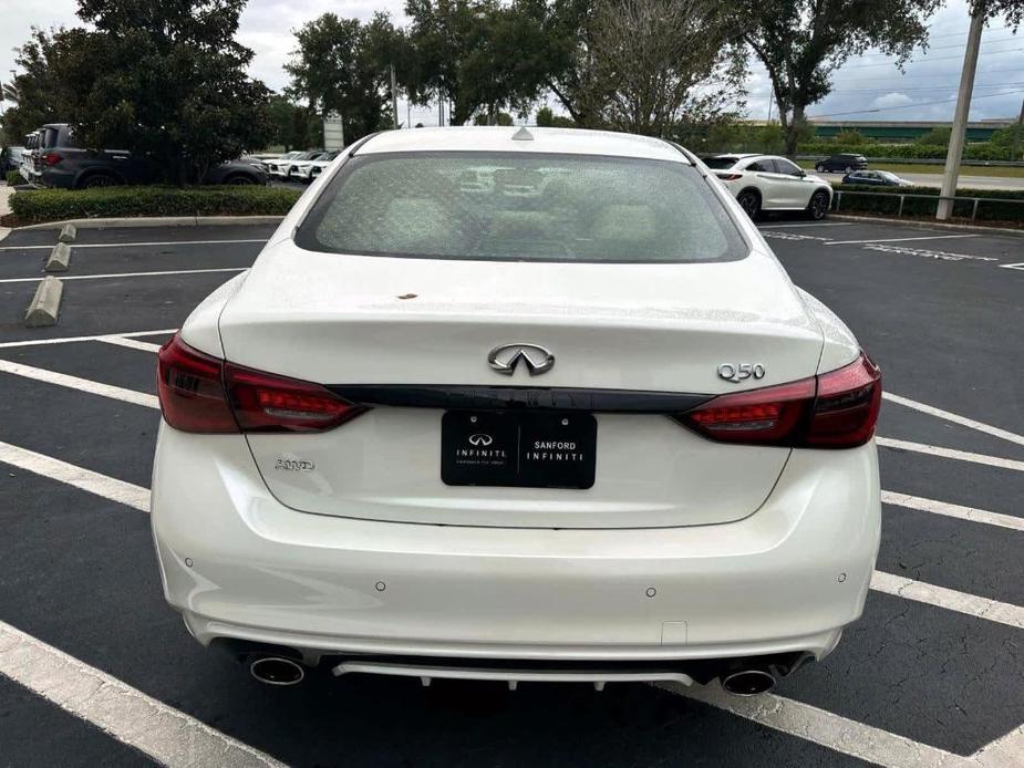 new 2024 INFINITI Q50 car, priced at $52,031