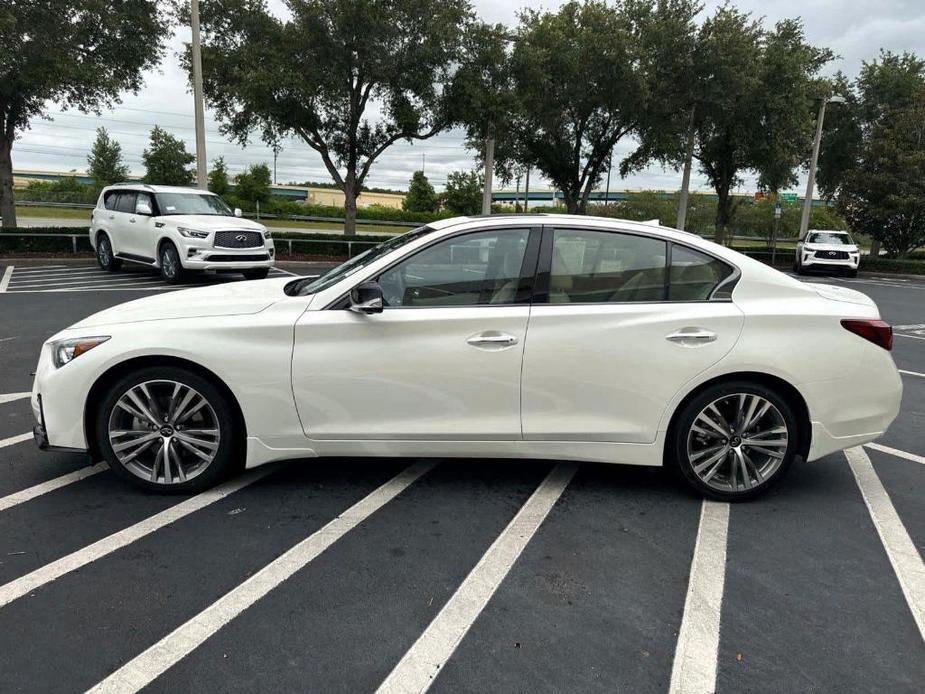 new 2024 INFINITI Q50 car, priced at $52,031