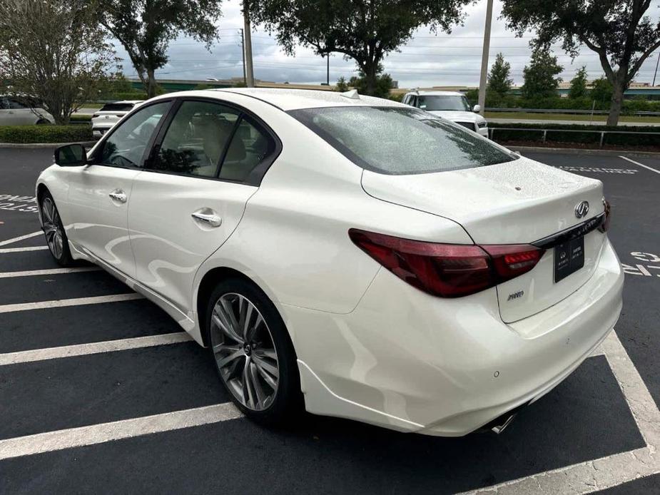 new 2024 INFINITI Q50 car, priced at $52,031