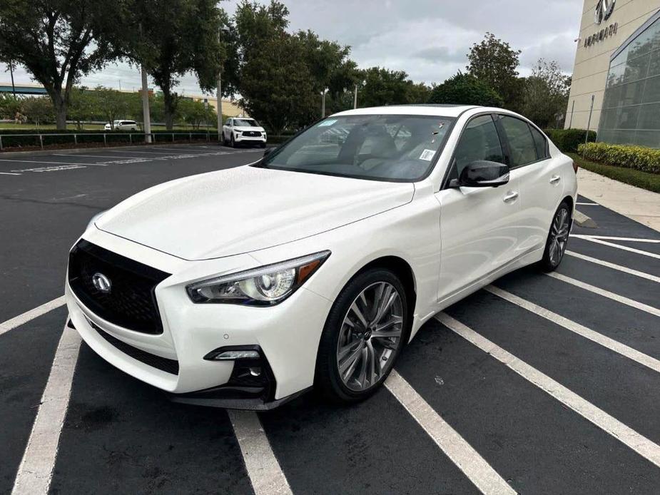 new 2024 INFINITI Q50 car, priced at $52,031