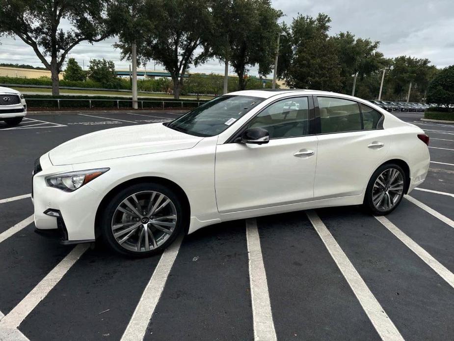 new 2024 INFINITI Q50 car, priced at $52,031