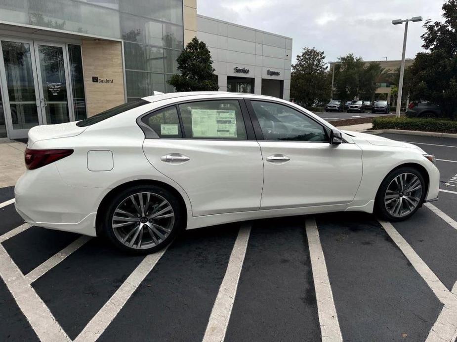 new 2024 INFINITI Q50 car, priced at $52,031