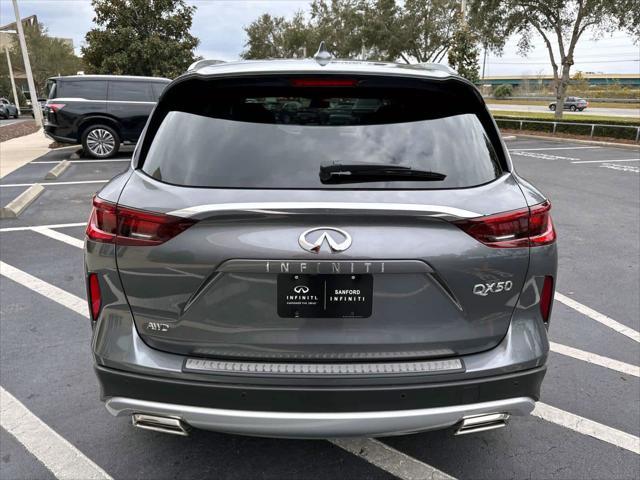 new 2025 INFINITI QX50 car, priced at $46,972