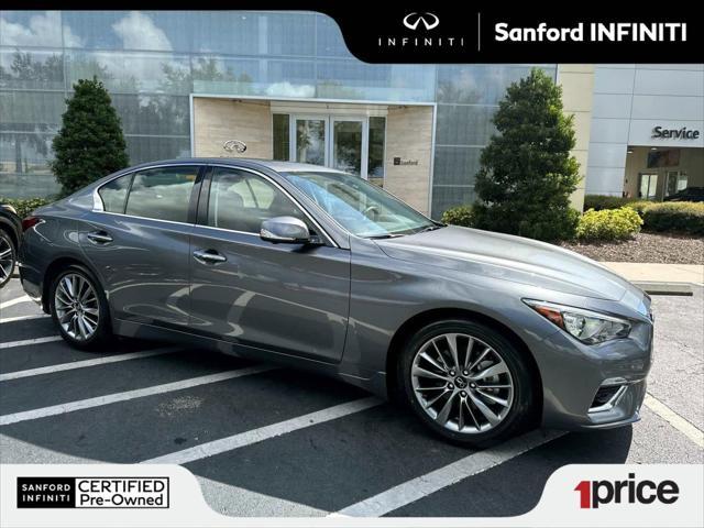 used 2024 INFINITI Q50 car, priced at $35,700