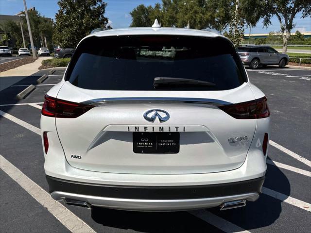 new 2025 INFINITI QX50 car, priced at $48,523
