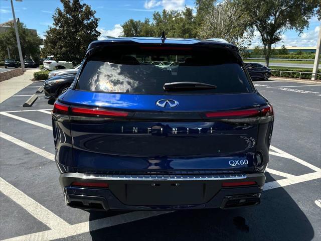 new 2025 INFINITI QX60 car, priced at $57,609