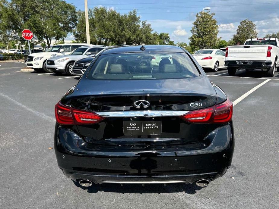 new 2024 INFINITI Q50 car, priced at $42,831