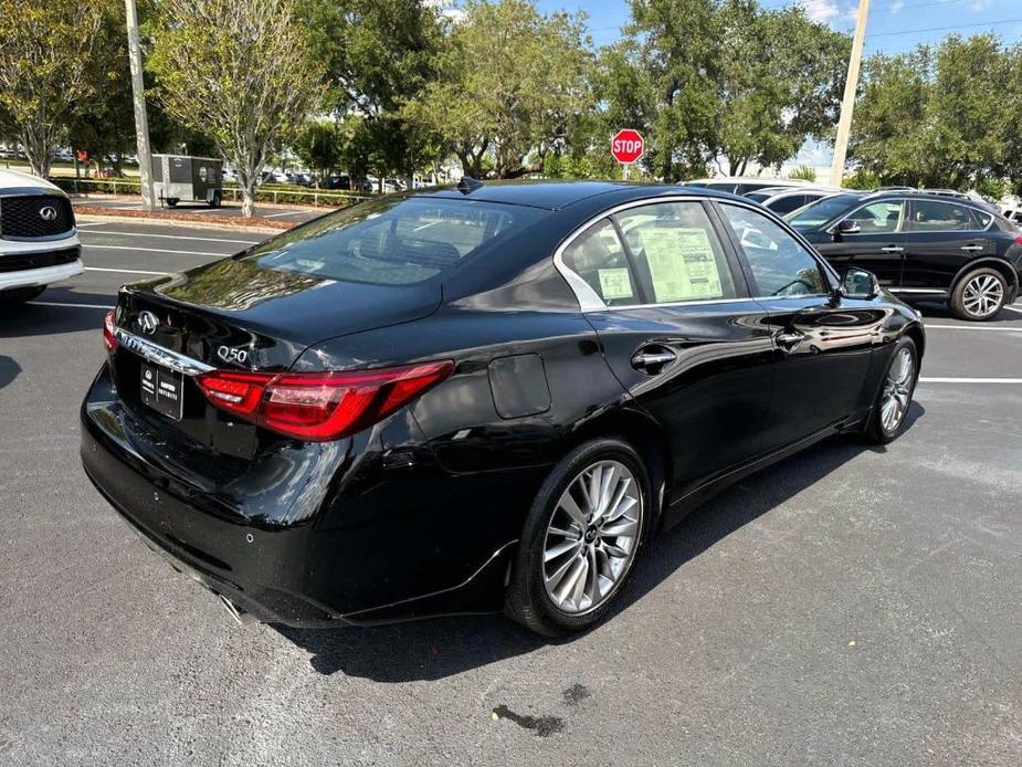 new 2024 INFINITI Q50 car, priced at $42,831