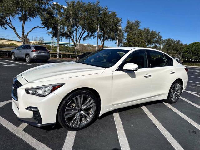 used 2021 INFINITI Q50 car, priced at $27,700