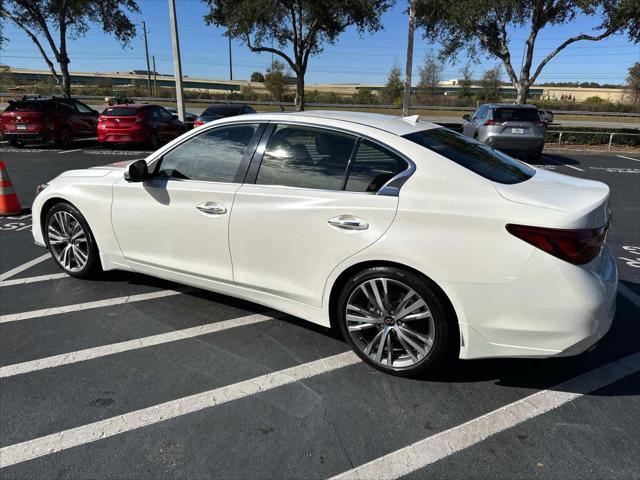 used 2021 INFINITI Q50 car, priced at $27,700