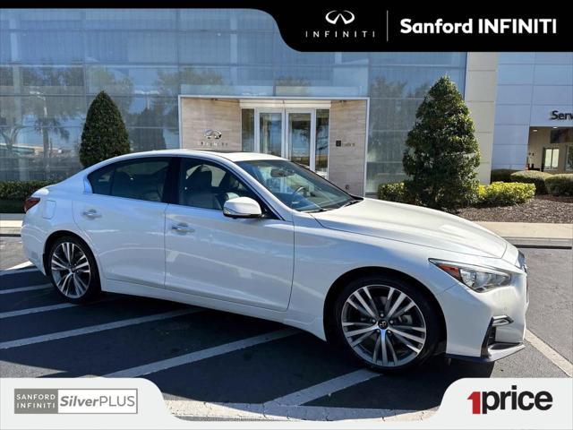 used 2021 INFINITI Q50 car, priced at $27,900