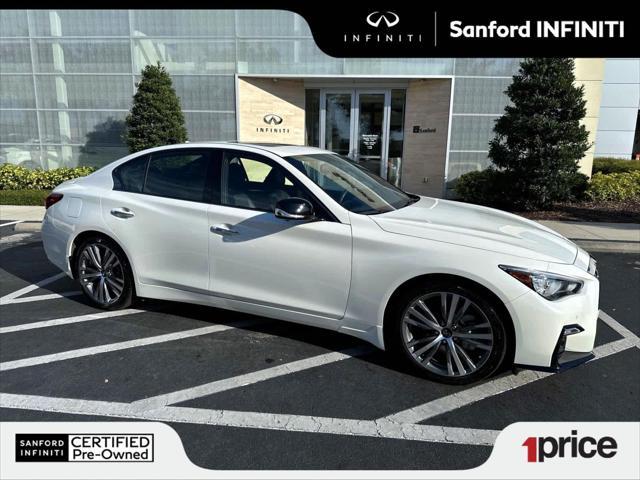 used 2023 INFINITI Q50 car, priced at $33,900