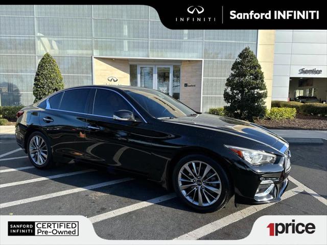 used 2022 INFINITI Q50 car, priced at $25,900