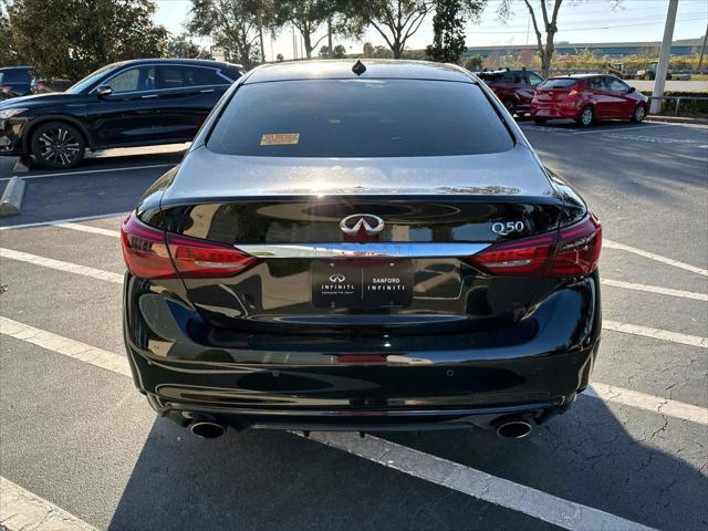 used 2022 INFINITI Q50 car, priced at $25,700