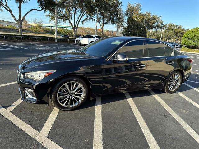 used 2022 INFINITI Q50 car, priced at $25,700