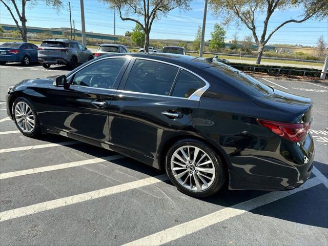 used 2022 INFINITI Q50 car, priced at $25,900