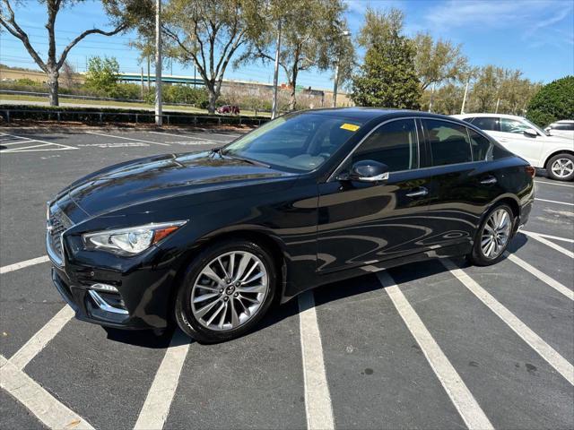 used 2022 INFINITI Q50 car, priced at $25,900