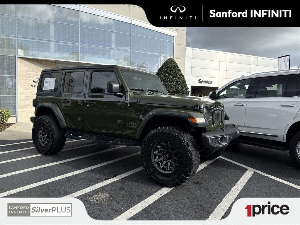 used 2021 Jeep Wrangler Unlimited car, priced at $28,600