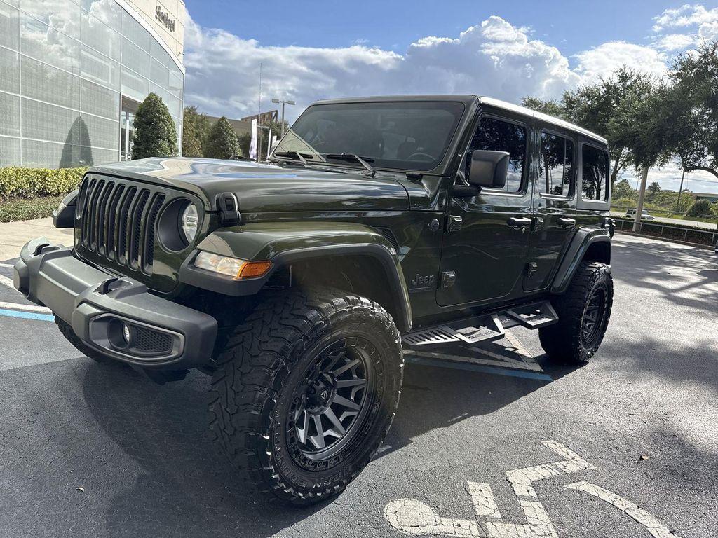 used 2021 Jeep Wrangler Unlimited car, priced at $28,600