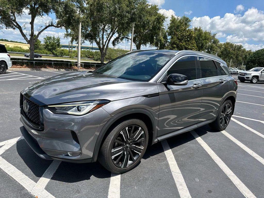 used 2022 INFINITI QX50 car, priced at $27,213