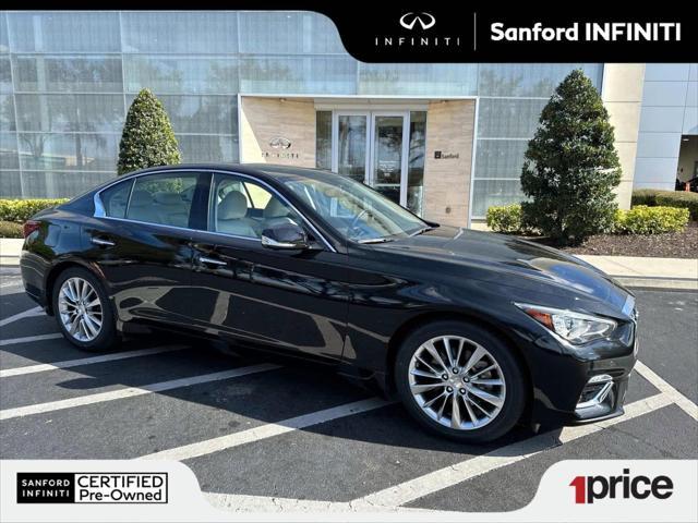 used 2022 INFINITI Q50 car, priced at $28,700