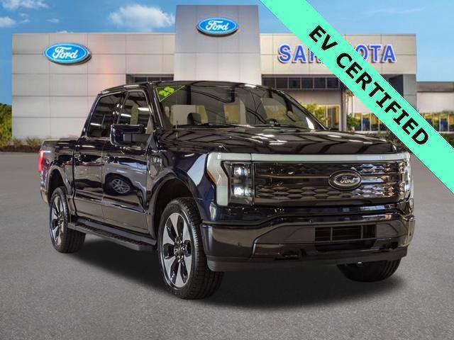 used 2023 Ford F-150 Lightning car, priced at $61,300