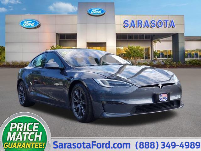 used 2021 Tesla Model S car, priced at $49,000