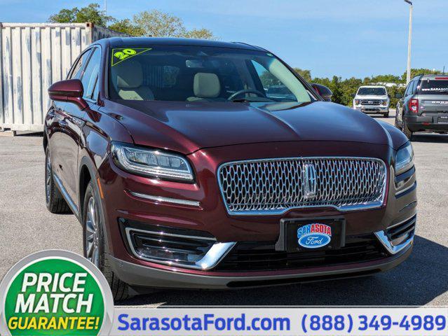 used 2020 Lincoln Nautilus car, priced at $27,200