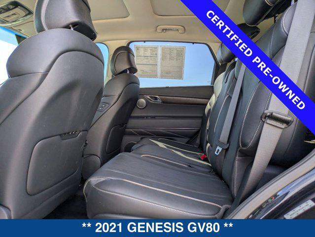 used 2021 Genesis GV80 car, priced at $38,500