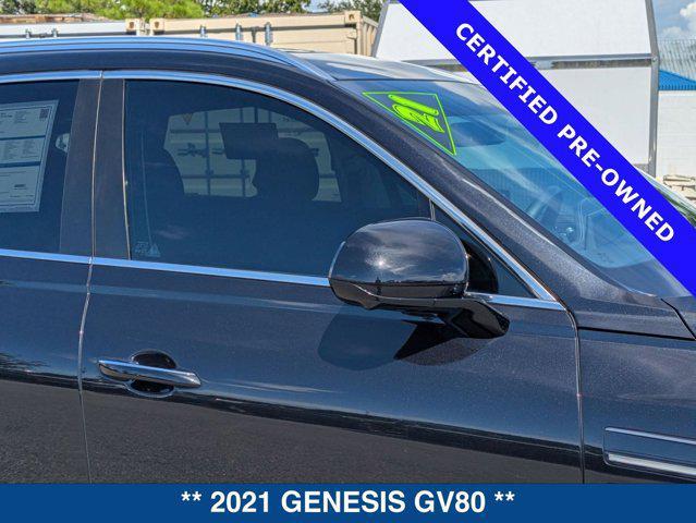 used 2021 Genesis GV80 car, priced at $38,500