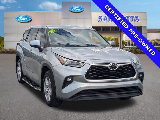 used 2020 Toyota Highlander car, priced at $26,000