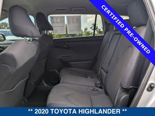 used 2020 Toyota Highlander car, priced at $26,000