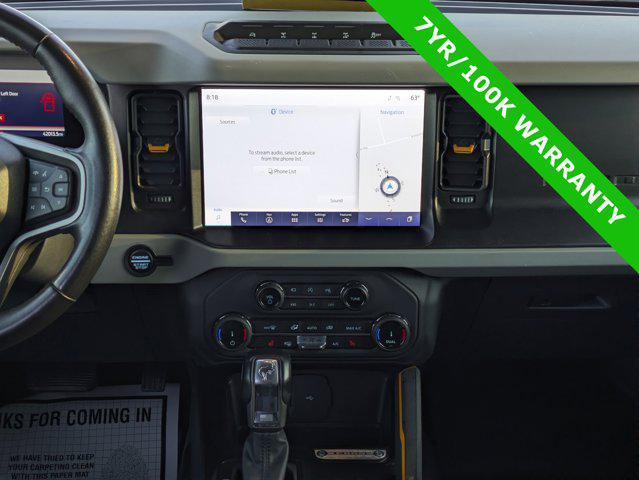 used 2022 Ford Bronco car, priced at $43,500