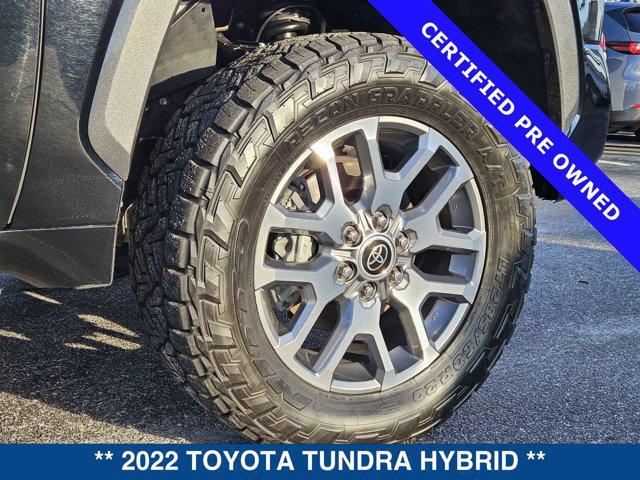 used 2022 Toyota Tundra Hybrid car, priced at $48,500