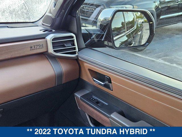 used 2022 Toyota Tundra Hybrid car, priced at $48,500