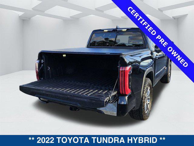 used 2022 Toyota Tundra Hybrid car, priced at $48,500