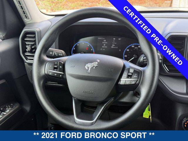 used 2021 Ford Bronco Sport car, priced at $21,500