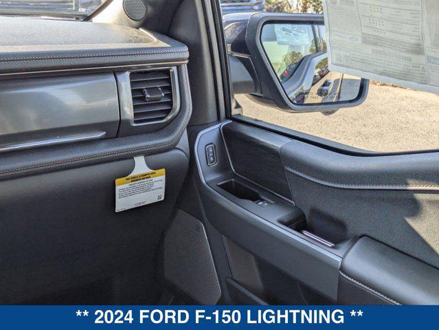 new 2024 Ford F-150 Lightning car, priced at $74,590