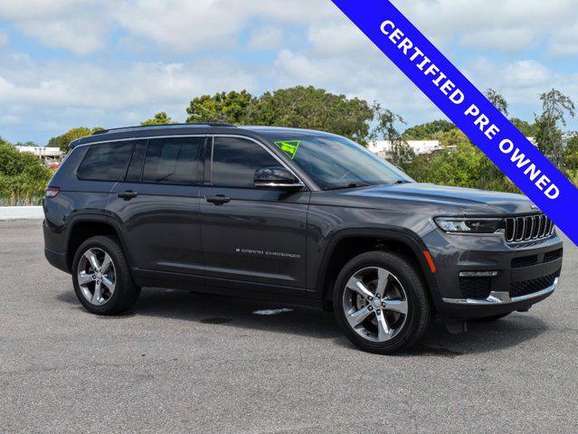 used 2021 Jeep Grand Cherokee L car, priced at $33,500