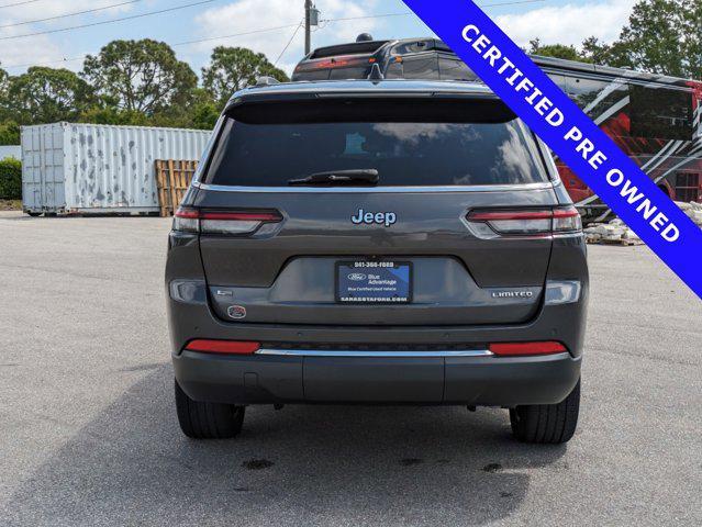 used 2021 Jeep Grand Cherokee L car, priced at $33,500