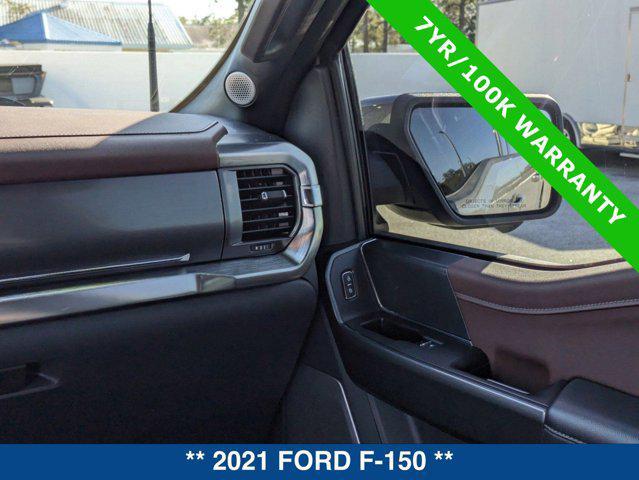 used 2021 Ford F-150 car, priced at $47,000