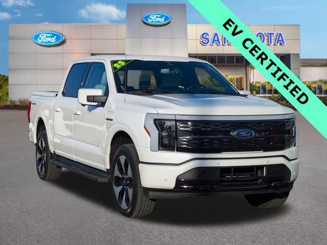 used 2023 Ford F-150 Lightning car, priced at $66,500