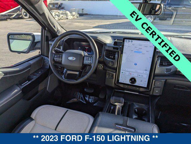 used 2023 Ford F-150 Lightning car, priced at $66,500